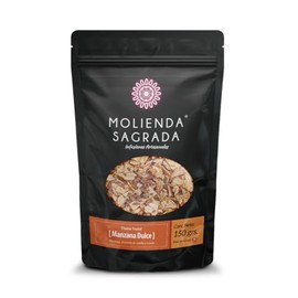 Molienda Sagrada, Tisana Manzana Dulce, Infusión Frutal de Manzana, Canela y Vainilla Mexicana, 150 gramos