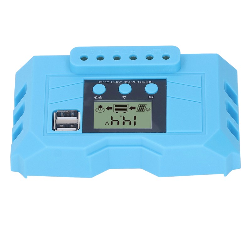 Solar Charge Controller LCD Display 12V 24V Dual USB Port