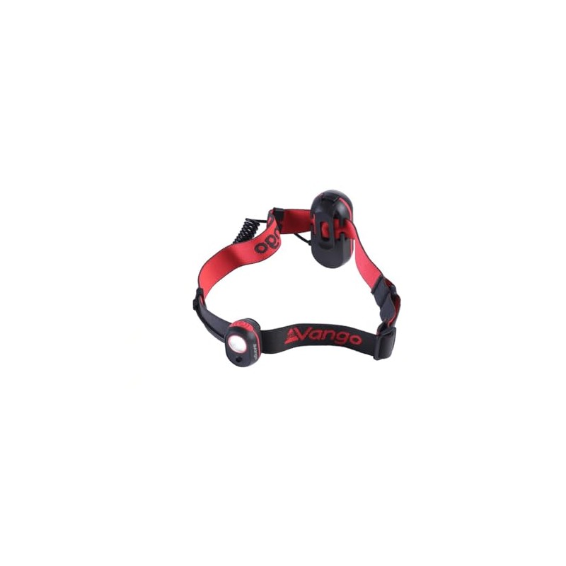 Vango Flux Head Torch, Bright 120 Lumen Headtorch with Comfortable