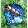 Generic Telescope Ornament - Astronomy Space Exploration Christmas Ornament