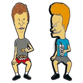 Beavis and Butt-head x Zen Monkey Studios "Eating is cool." Collectible Enamel Pinset