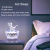 Cute Dinosaur Egg Alarm Clock/Digital Clock/Night Light/Music & White Noise
