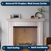 Pearwow Adjustable Curtain Rod & Valance Kit,Easy to Install Curtain