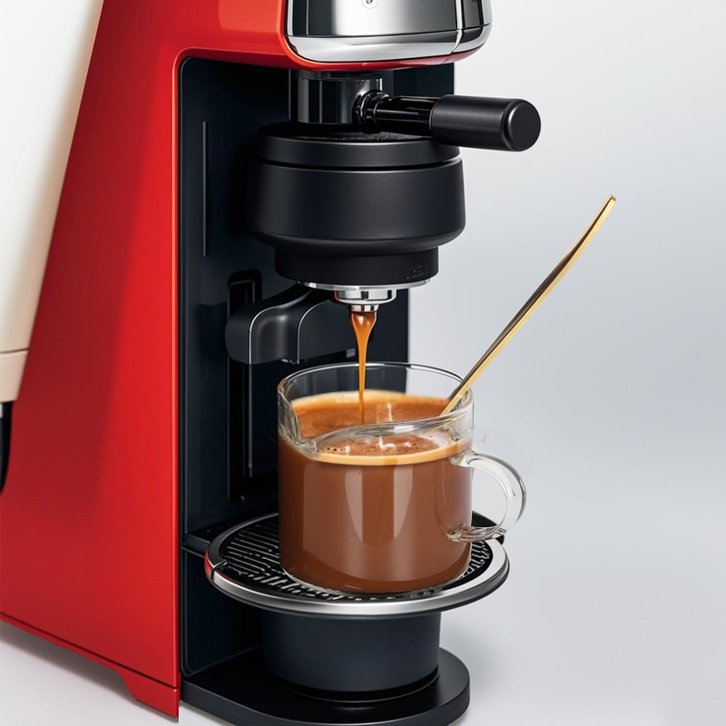 Mcupper 2 Pack Espresso Cups, 4oz Double Spouts Cups with