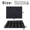 Dioycli Silicone Bread Loaf Pan for Baking, Mini Baguette Bread