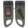 Solar Hand Crank Flashlight Emergency LED Portable Torch for Climbing