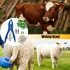 Jabcmier Goat Banding Kit Professional Farm Tool with 100 Rubber