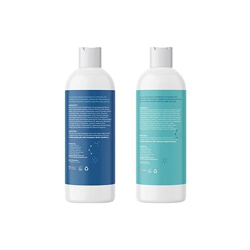 Shampoo Y Acondicionador Biotina Contra Caida Del Cabello