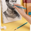 12pcs Charcoal Pencils Set Synthetic Wood Sketching Drawing Pencils for