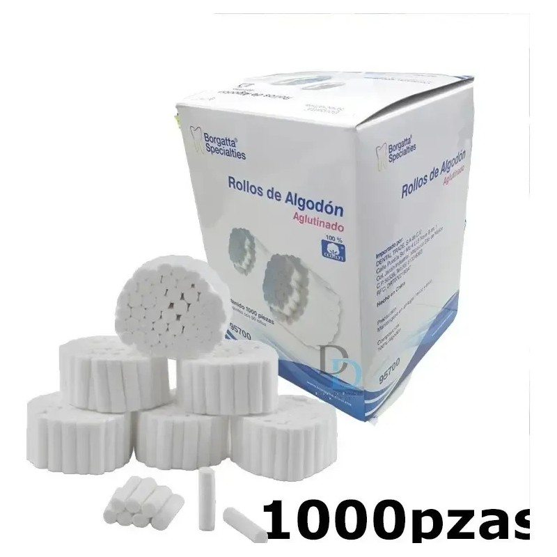 Rollos De Algodón #2 (1000 Unidades) Borgatta