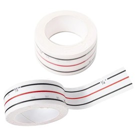 1/4" Seam Diagonal Seam Tapes Each Roll Sewing Basting Tape for Stitching Straight Diagonal Seams Instruction Tool (2Pack)