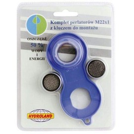 2X M22 Water Saving Aerator + Opening Key Tool Bathroom Faucet Tap Aerators Set