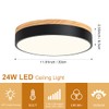 Goomavi Modern Dimmable LED Close to Ceiling Light, 11.8 inch