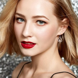 Chicken Earrings 925 Sterling Silver Chicken Heart Dangle Earrings Chicken Jewellery For Women