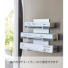 Yamazaki 4939 Magnetic Kitchen Wrap Holder, 3 Tiers, Tower, White,