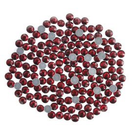 BEADSLAND 1600PCS Hotfix Rhinestones Bulk, Red Rhinestones for Crafts Clothes,Hotfix Crystals DIY Decoration, Dark Siam SS20, 4.6-4.8mm