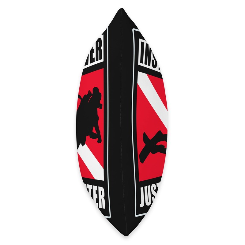 Instant Diver Just Add Water Scuba Diving Diver Throw Pillow