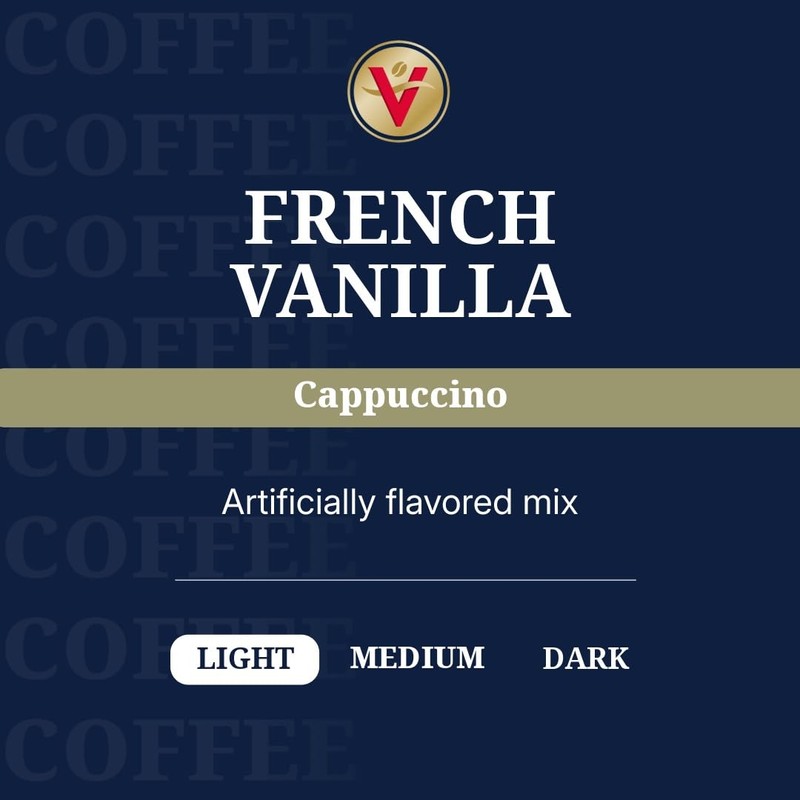Victor Allen's Coffee French Vanilla Flavored Cappuccino Mix, 42 Count,