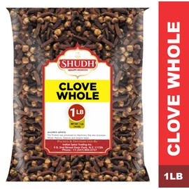 Indian Spice CLOVE WHOLE 1 LB | 16 oz | Laung | Great for Food, Tea, Pomander Balls and Potpourri, Hand Selected, Spice ~ All Natural | NON-GMO | Vegan | Gluten Friendly | Indian Origin