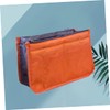 Vaguelly Portable Handbag Double Zipper Storage Bag Large Capacity Toiletries