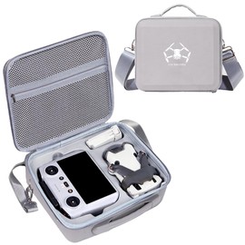 Buziba Storage Bag Carrying Case for DJI Mini 4 Pro RC 2 Portable Travel Carrying Case Hard Shell Protective Case for DJI Mini 4 Pro Drone Remote Controller and Accessories