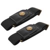Lusofie 2pcs No Buckle Belt Women，Belt Elastic Comfortable Invisible Belt