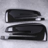 Carbon Fiber Side Rearview Mirror Cap Cover Trim for Benz