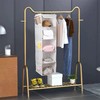 BrilliantJo 5 Shelves Hanging Closet Organizer, 2 Pack Hanging Storage