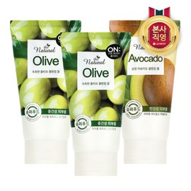 LG Household & Health Care (현대Hmall)온더바디 더내추럴 클렌징폼 120g  3개 (On The Body) The Natural Cleansing Foam 120g 3 Pieces