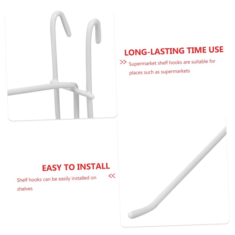Operitacx 10pcs Iron Grid Wall Hooks Multi Use Hanging Display