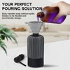 Black Soap Dispenser for Kitchen, Modern Plastic Dish & Hand