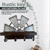 Rooty Heart Windmill Key Holder for Wall Decorative Wall Mounted