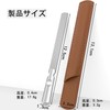BaraRose Nail File, Double Sided Type, Stainless Steel, Fine and