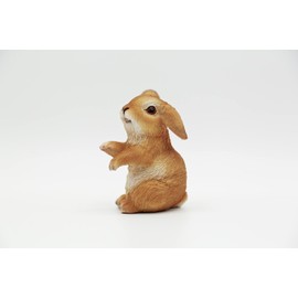 DecoTrend GmbH Decorative Figurine Small Rabbit Sitting 6 x 5.5 x 9 cm
