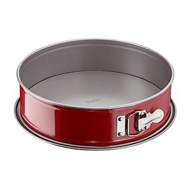 Tefal Delibake Hinged Mould Steel Carbon Red, Steel, red, 25 cm