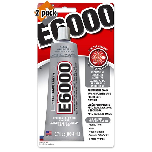 E6000 230010 Craft Adhesive, 3.7 Fluid Ounces - 2 Pack