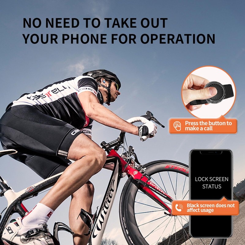 docooler BT Button PTT Walkie Talkie Push Button for Car,