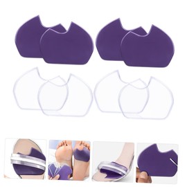 OATIPHO Running Gel Insoles 4 Pairs Metatarsal Pads Forefoot Support Pads Breathable Elastic