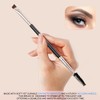 KINGMAS Eyebrow Brush Spoolie Professional Double-Ended Angled Eye Brow Brush