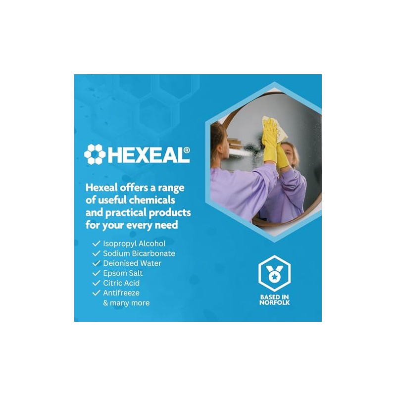 Hexeal Vegetable Glycerine 5L - Vegan FCC Food Grade for