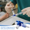 3-Way Luer Stopcock with Male Luer Lock, Disposable Stopcock Valve