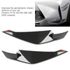 6Pcs Front Bumper Lip Spoiler Anti Collision Carbon Fiber Side