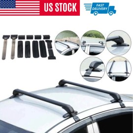 Geartronics Car Top Roof Rack Cross Bars Aluminum Alloy Aero Lockable Universal New Arrived