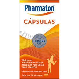 Pharmaton multivitamin for adults. Improve daily performance. 30 capsules of 40 mg each