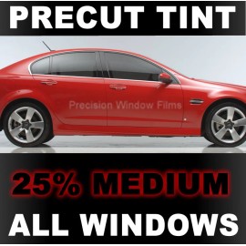 Precision Window Films PreCut Window Tint for Subaru Legacy Wagon 00-04 - Medium 25% VLT Film