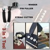 JINWEE Acoustic Guitar Accessories Kit,Guitar Tool Changing Kit Including Acoustic
