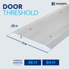 Premium Aluminum Threshold - Exterior Door Threshold Transition Strip -