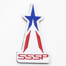 Groove Garage Thin Ultraman SSSP Mark Patch, Removable, Approx. W 3.9 x H 1.0 inches (100 x 26 mm), Polyester, Nylon