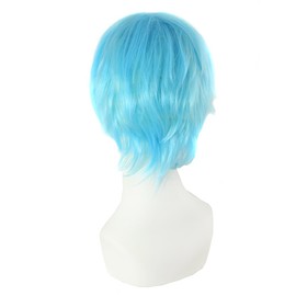 MapofBeauty 12"/30cm Role Playing Hair Cosplay Short Wig (Light Blue)