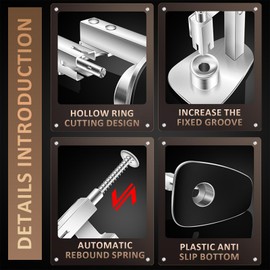 Holzsammlung Kirschenentkerner, Push-Down​​ Edelstahl Kirschkernentferner für Schnelles Entkernen, Kirschentkerner, Einfach zu Bedienender Kirschentsteiner für Kirschen, Pflaumen, Oliven, Datteln
